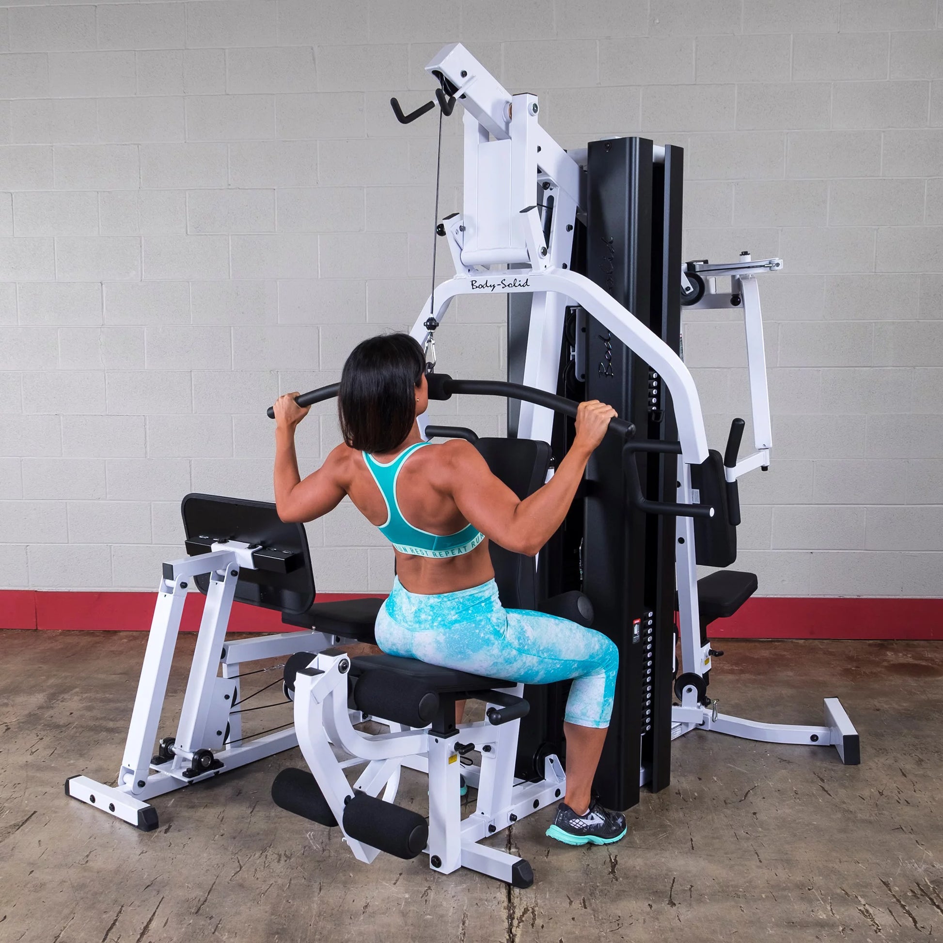 Body Solid EXM3000LPS Commercial Double Stack Gym - 3 Station