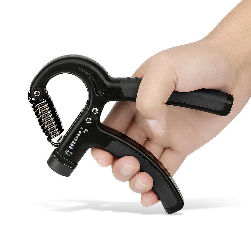 Hand Grip Adjustable Trainer Gripper Strengthener Gym Strength Exerciser Adjustable Heavy Gripper Fitness Hand Exerciser Grip Wrist Training Increase Strength Spring Finger Pinch Carpal Expander